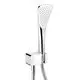 KLUDI-FIZZ-Wannen-Brause-Set-8-0-l-min-Wandanschluss-und-Brausehalter-chrom-6767005-00WR9 gallery number 1